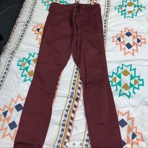 Abercrombie & Fitch Mid-Rise Super Skinny Chinos